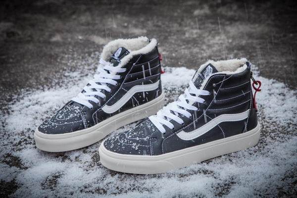 Vans High Top Shoes Lined with fur--012